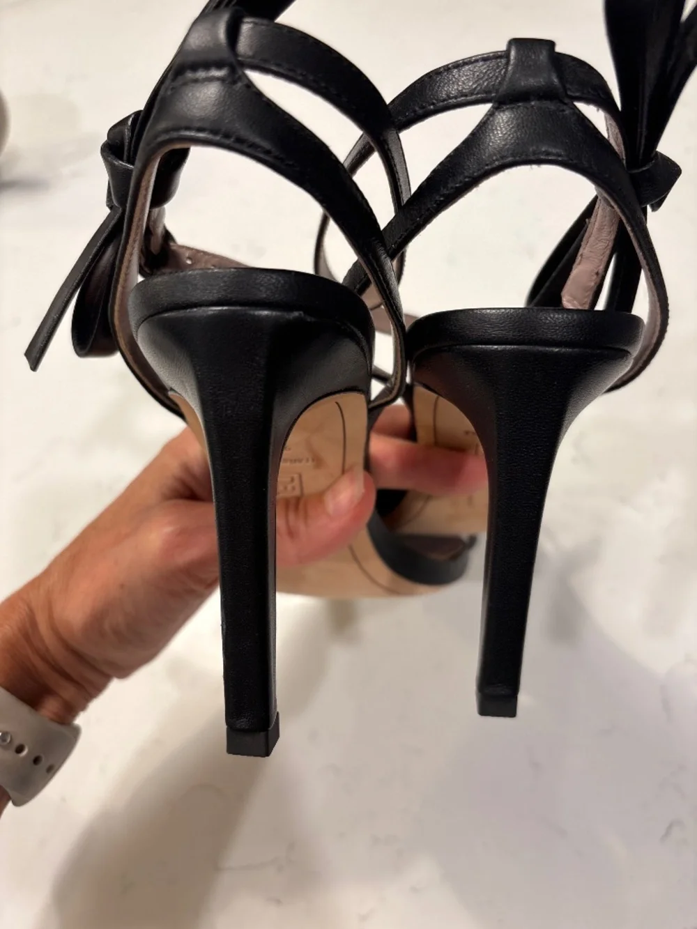 Size 9.5 Deltan Black heels